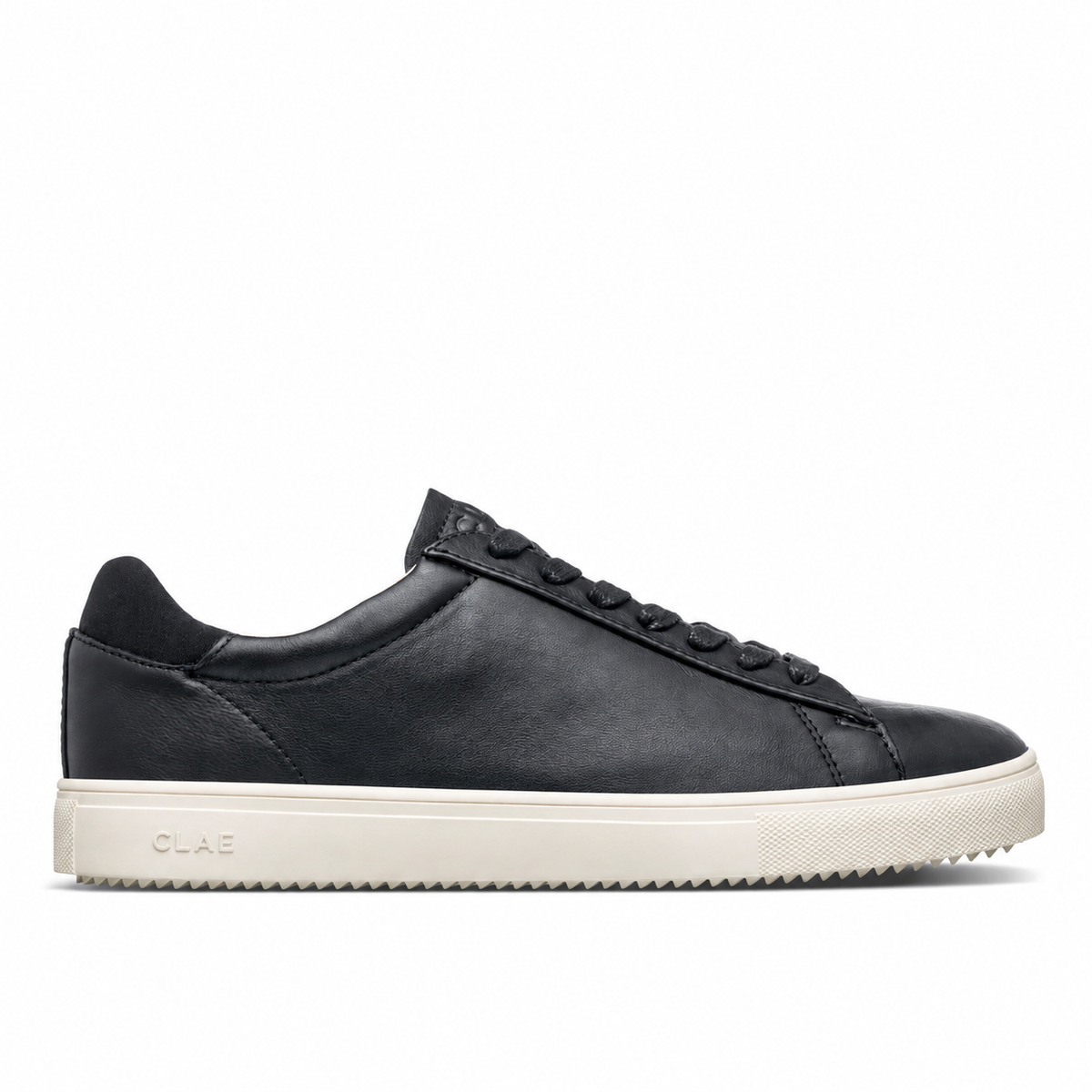 CLAE Bradley Black Milled Leather – SP off-white sole