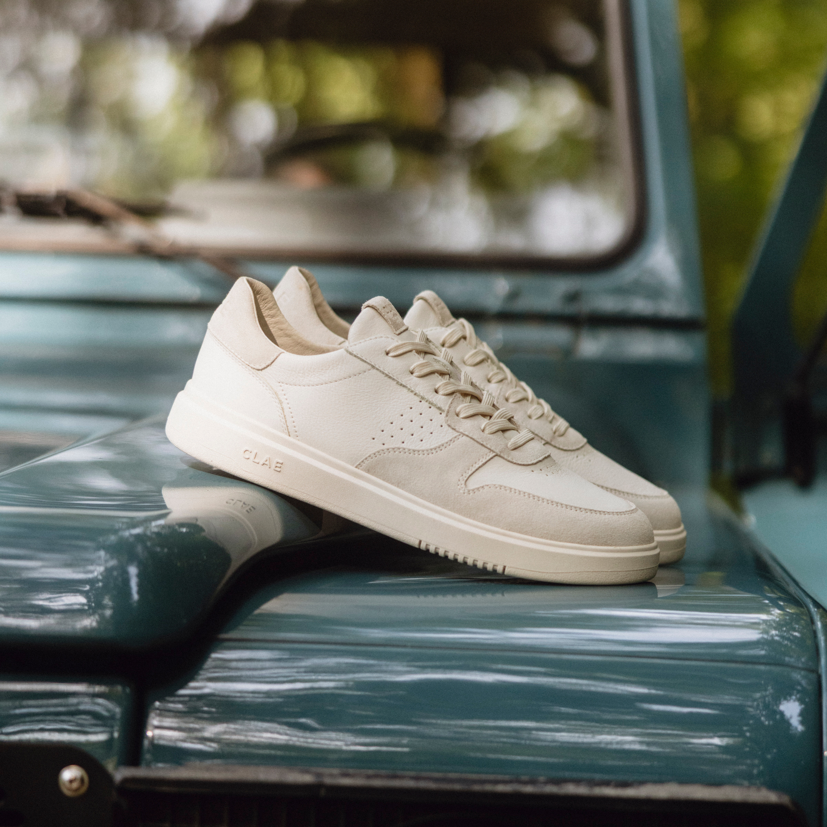 CLAE - MOSES Triple Off-White Leather