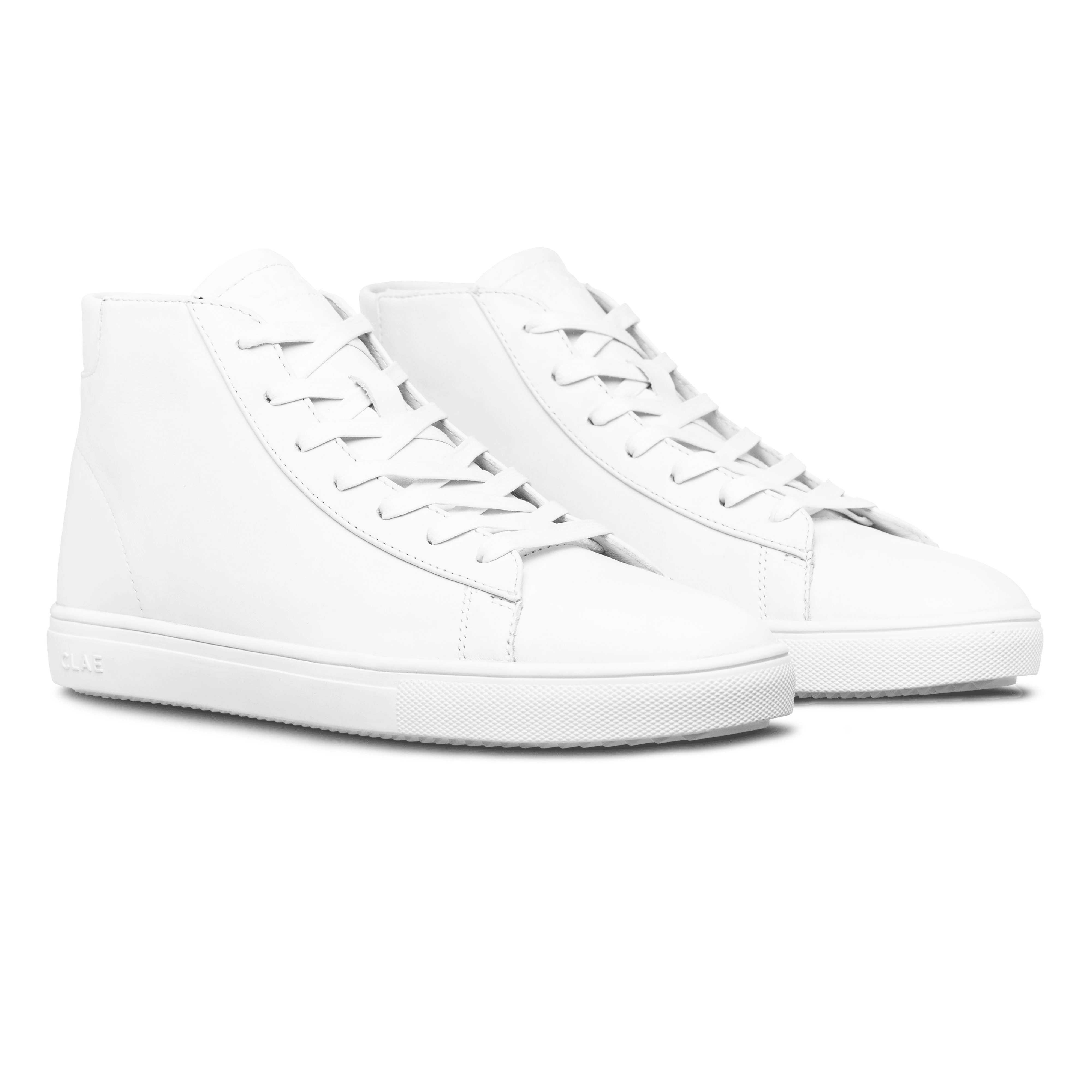 CLAE - BRADLEY MID Triple White Leather