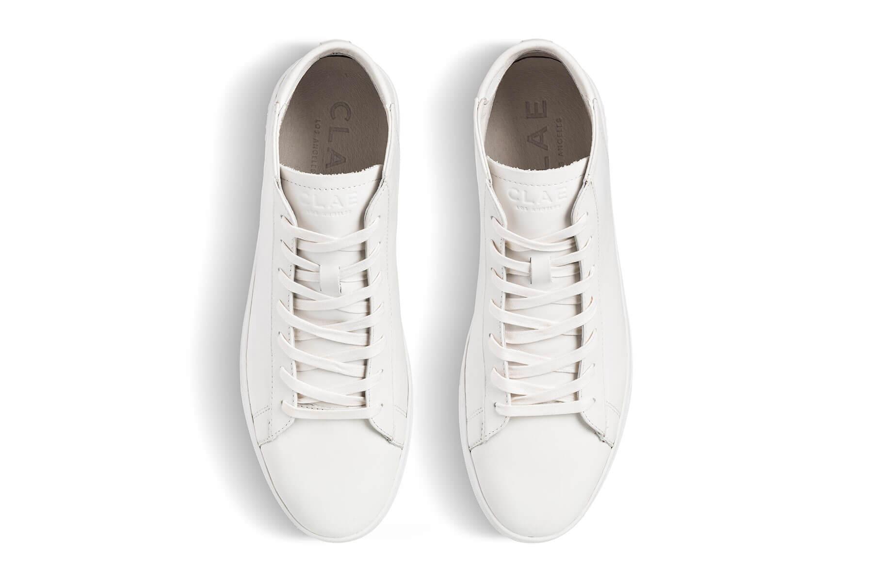 CLAE - BRADLEY MID Triple White Leather