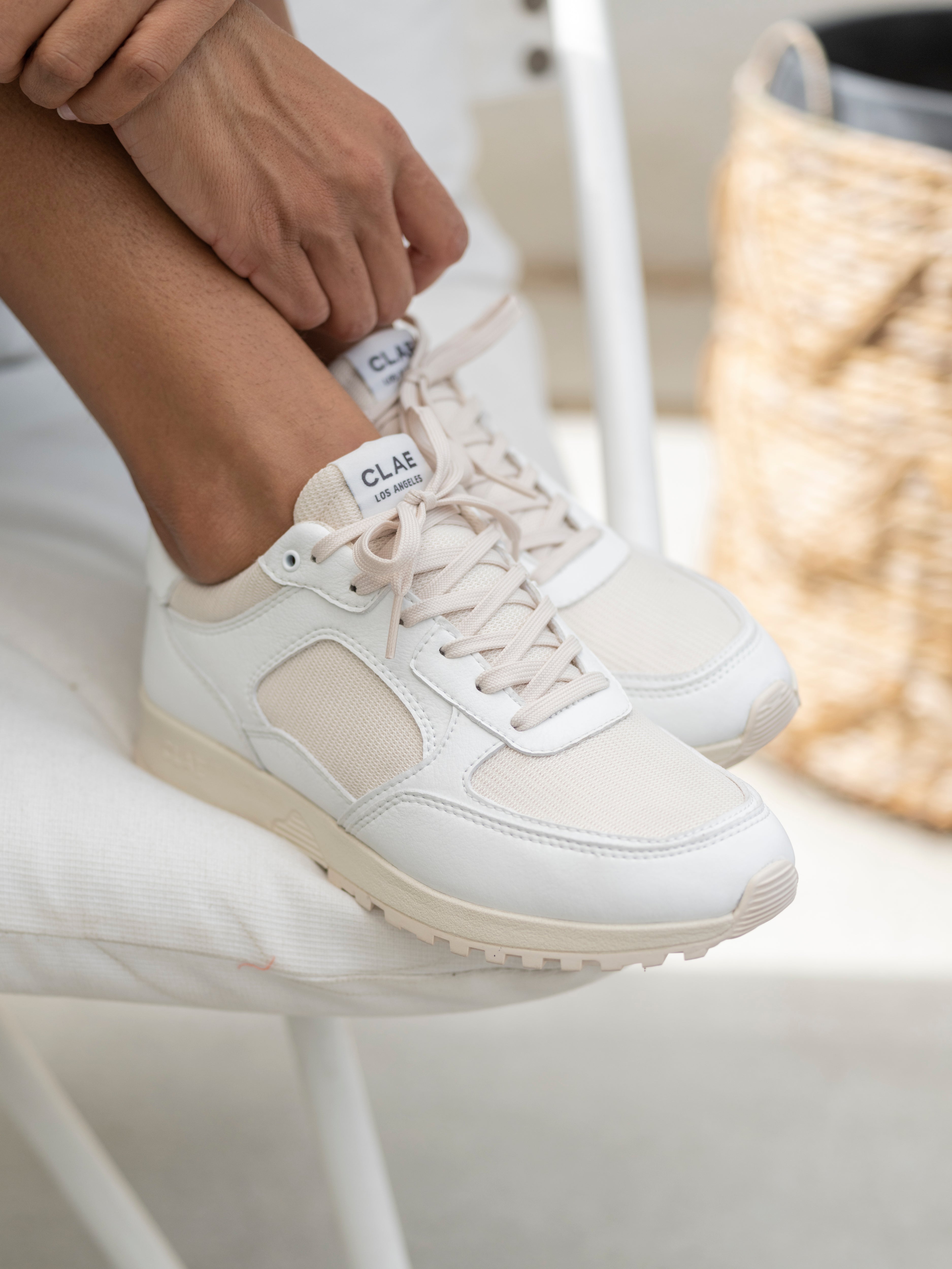 Clae white clearance sneakers